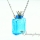 oblong luminous diffuser necklaces wholesale diffuser bracelet essential oils jewelry necklace vials