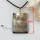 oblong sea water black oyster shell mother of pearl goldleaf pendatns leather necklace jewelry