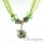 openwork organza necklaces wholesale diffuser necklace oil diffuser necklace aroma pendant natural lava stone