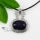 oval agate amethyst rose quartz glass opal tigereye semi precious stone necklaces pendants
