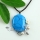 oval flower rose quartz turquoise glass opal jade semi precious stone sea shell and pearl pendants for necklaces