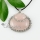 oval jade opal tigereye agate rose quartz semi precious stone necklaces pendants