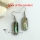 oval oblong rainbow abalone oyster sea shell mother of pearl earrings
