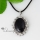 oval openwork semi precious stone jade glass opal necklaces pendantsjewelry