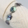 oval seawater rainbow abalone shell mother of pearl toggle charms bracelets