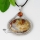 oval semi precious stone glass opal agate necklaces pendants