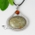 oval semi precious stone glass opal agate necklaces pendants