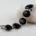 oval semi precious stone glass opal amethyst agate charm toggle bracelets jewelry