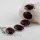 oval semi precious stone glass opal amethyst agate charm toggle bracelets jewelry