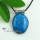 oval turquoise glass opal jade natural semi precious stone pendants for necklaces