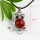 owl ball turn agate jade semi precious stone necklaces pendants