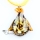 penguin flower inside murano glass neckalce pendants jewelry