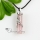 phoenix dragon rose quartz amethyst glass opal tigereye jade semi precious stone necklaces pendants