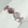 pink oyster sea shell rhinestone tennis bracelets round oval wrap bracelets mother of pearl jewelry