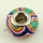 rainbow polymer clay beads for fit charms bracelets