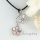 rainbow white pink abalone oyster sea shell necklaces rhinestone flower butterfly pendants mop jewellery