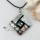 rhombus patchwork seawater rainbow abalone penguin white oyster shell mother of pearl necklaces pendants