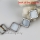 rhombus seawater rainbow abalone shell mother of pearl toggle charms bracelets