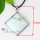 rhombus semi precious stone amethyst glass opal and crystal rhinestone necklaces pendants