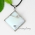 rhombus semi precious stone amethyst glass opal and crystal rhinestone necklaces pendants