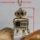 robot brass antique style long chain pendants necklaces