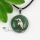 round bird tiger's eye rose quartz amethyst glass opal jade agate turquoise natural semi precious stone necklaces pendants