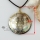 round flower sea water black oyster shell mother of pearl goldleaf pendatns leather necklace jewelry