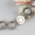 round freshwater pearl shell mother of pearl toggle charms bracelets