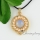 round glass opal amethyst rose quartz jade agate freshwater pearl semi precious stone openwork necklaces with pendants