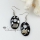 round heart teardrop oval moon patchwork seawater shell mother of pearl dangle earrings