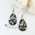 round heart teardrop oval moon patchwork seawater shell mother of pearl dangle earrings