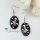 round heart teardrop oval moon patchwork seawater shell mother of pearl dangle earrings