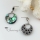 round openwork seawater rainbow abalone shell mother of pearl stud earrings