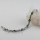 round openwork semi precious stone agate jade charm bracelets jwelry