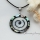 round patchwork seawater rainbow abalone mother of pearl shell necklaces pendants