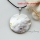 round patchwork seawater rainbow abalone yellow oyster shell mother of pearl necklaces pendants