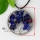 round semi precious stone lapis lazuli necklaces pendants jewelry