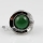 round semi precious stone natural tiger's-eye jade finger rings