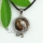 round snake rose quartz glass opal tiger's-eye agate natural semi precious stone pendant necklaces