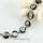 round teardrop oval sea water black oyster shell mother of pearl toggle charms bracelets