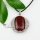 round tigereye agate rose quartz amethys glass opal semi precious stone rhinestone necklaces pendants