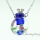 round wholesale diffuser necklace diffusing necklace perfume necklace bottles glass vial pendant necklace