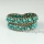 semi precious stone beaded wrap bracelets semi precious stone jade agate turquoise nugget double layer bracelet natural stone jewellery