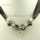 silver charms necklaces with european murano glass beads