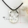 slipper patchwork sea water penguin oyster white oyster rainbow abalone shell necklaces pendants