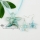 star fish glitter with lines lampwork murano italian venetian handmade glass pendants and earrings