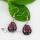 tear drops dichroic foil glass dangle earrings jewelry jewellery