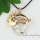 teardrop flower wave turquoise glass opal jade agate semi precious stone rhinestone openwork necklaces with pendants