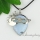teardrop flower wave turquoise glass opal rose quartz jade agate semi precious stone rhinestone openwork necklaces with pendants