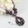 teardrop glitter foil murano lampwork glass venetian necklaces pendants